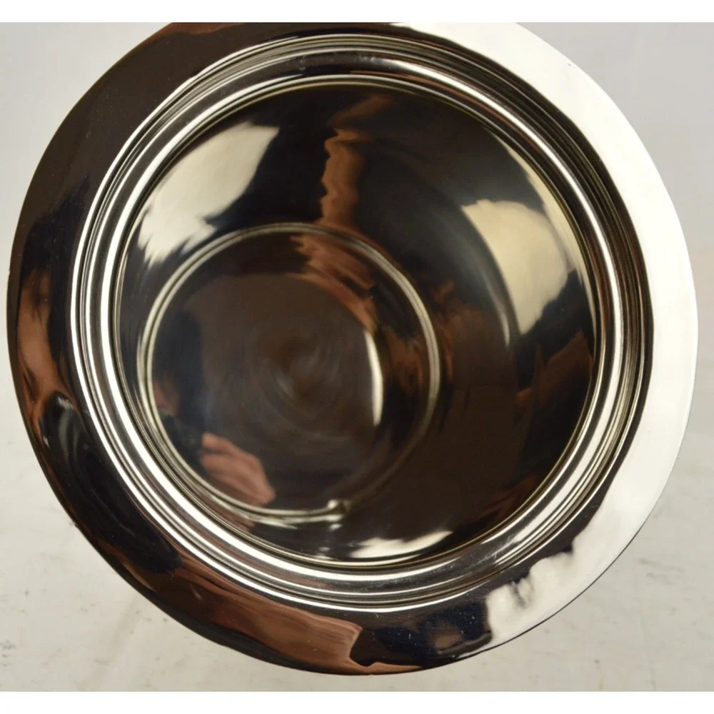 Mary Jurek Helyx Double Wall Ice Bucket w/ Knot Lid 18/8 Stainless Steel Barware
